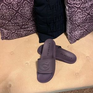 Practically Brand New Coach Slides tried them on didn’t get out the house